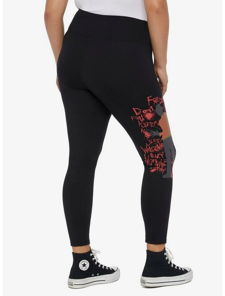 Cheap ๐ A Nightmare On Elm Street Freddy Silhouette Leggings Plus Size ๐ - Image 3