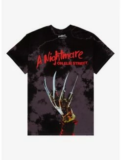 Buy ⌛ A Nightmare On Elm Street Claw Dark Wash Boyfriend Fit 👧 Girls T-Shirt 😉