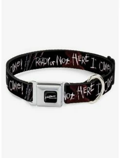 Best reviews of ❤️ A Nightmare on Elm Street "Ready or Not... Here I Come" Seatbelt Buckle 🦮 Dog Collar 😀