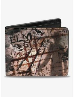 Promo 💯 A Nightmare On Elm Street Scratch Bifold Wallet ✔️