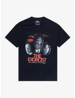 Promo 🎉 The Exorcist Collage Boyfriend Fit 👧 Girls T-Shirt 🧨